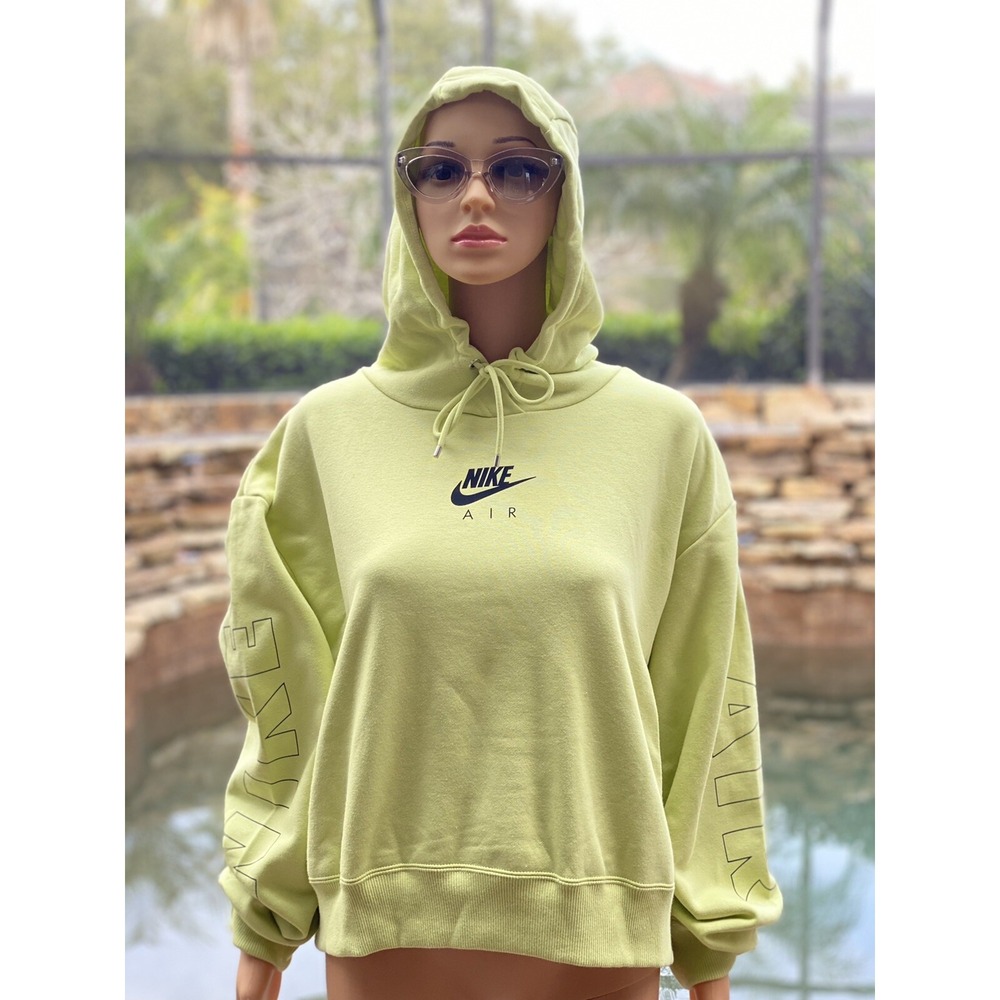Nike Sportswear Club Fleece Pullover Hoodie Women's XL Green CJ3082-367